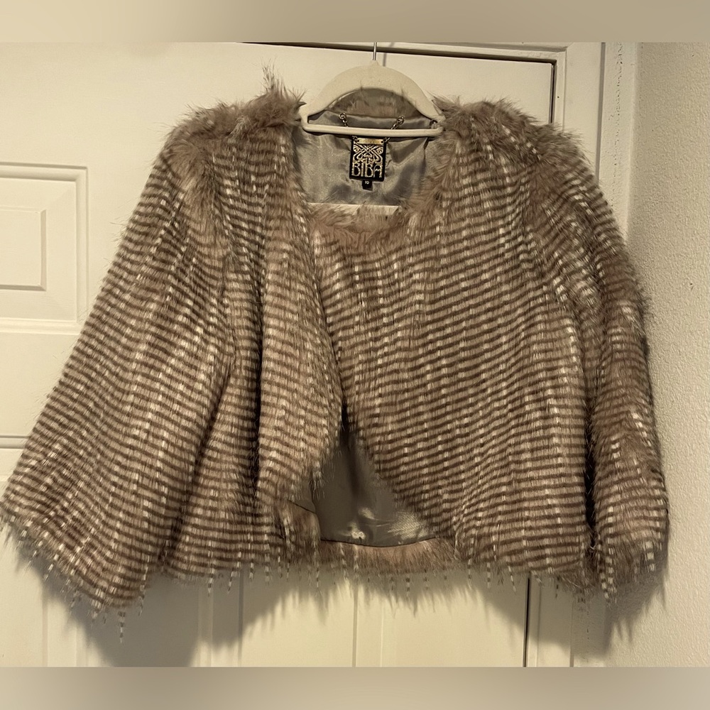 Vintage Faux Ostrich Feather Jacket